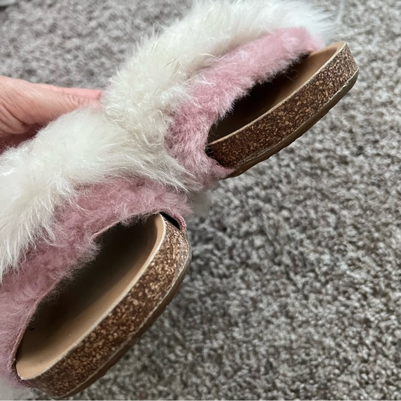 Ugg Shearling Fluffy Furry Slides Sandals Double Layer Adorable! - Picture 5 of 5